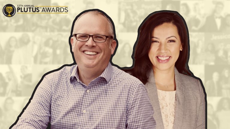 Plutus Awards - Joe Saul-Sehy and Natalie Torres-Haddad