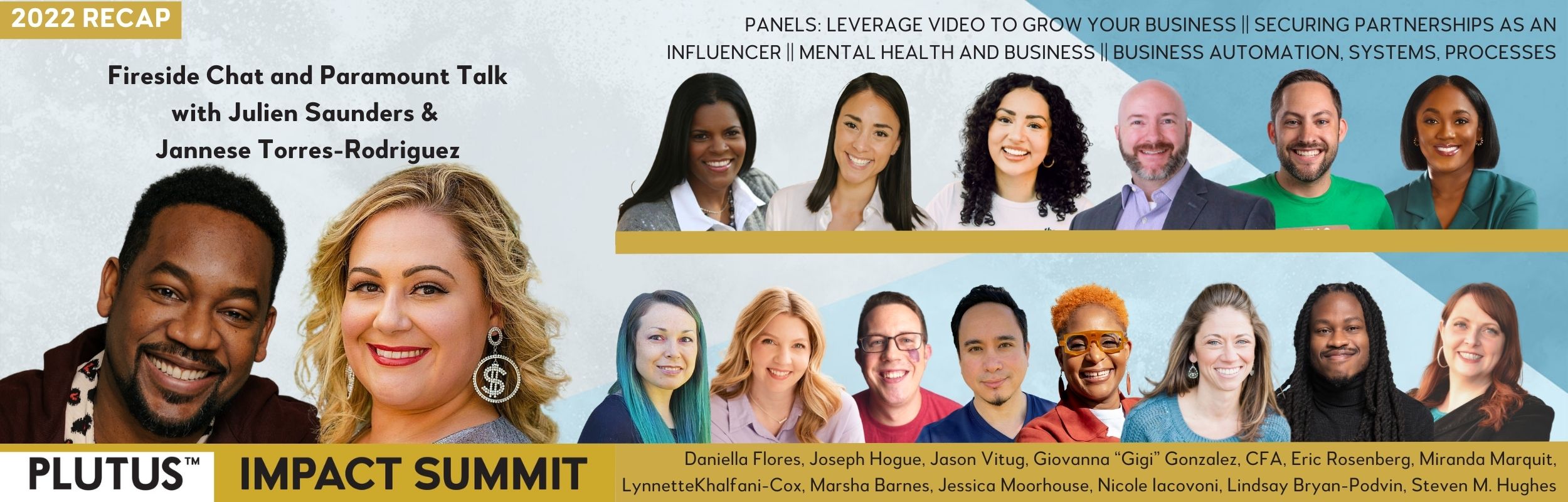 Plutus Impact Summit 2022 Banner